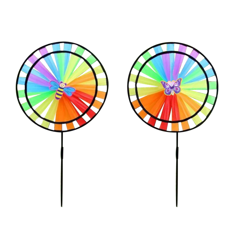 Colorful Double Layer Wind Spinner