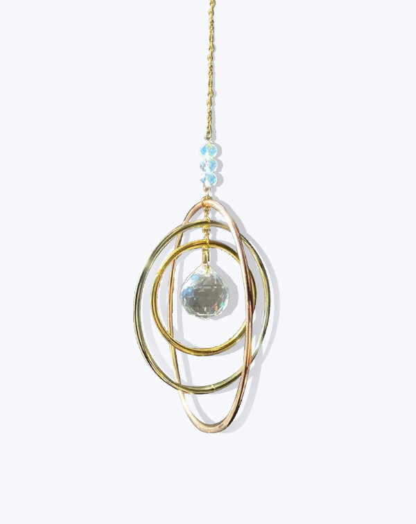 Rainbow Prism Suncatcher Ornament image