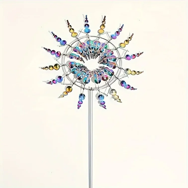 Kinetic Energy Magic Metal Windmill