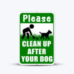 Yard No Dog Poop Signs image